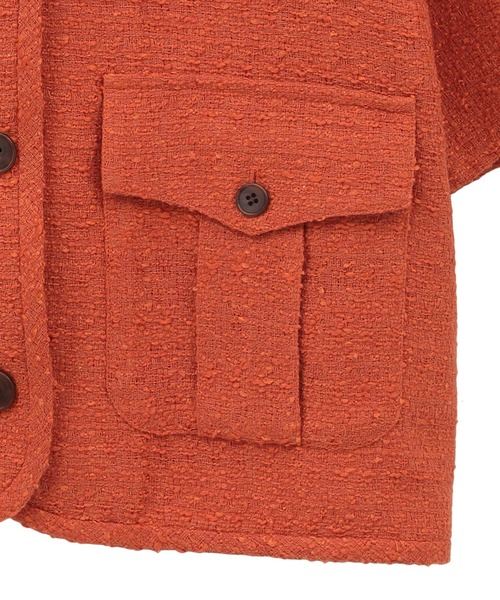 CLANE（クラネ） コート アウター HALF SLEEVE TWEED JACKET