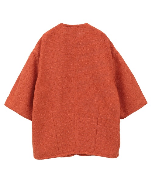 CLANE（クラネ） コート アウター HALF SLEEVE TWEED JACKET