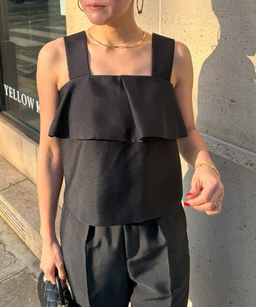 パリジェンヌ大人フリルトップス レディース : ZOZOTOWN Yahoo