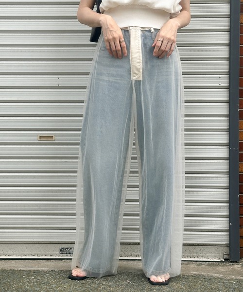 select MOCA（セレクトモカ） パンツ チュールパンツ レディース