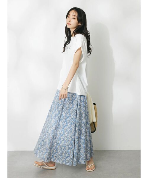 CRAFT STANDARD BOUTIQUE スカート インド綿Aラインスカート
