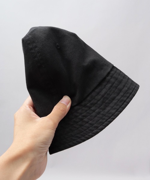 Basiquenti 帽子 ハット ヘリンボーン メトロハット ドローコード