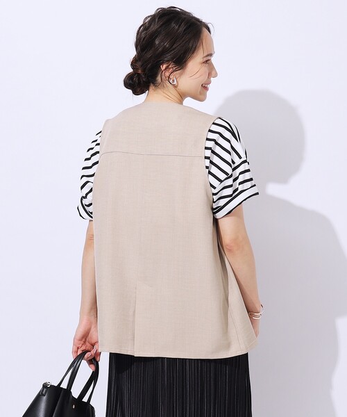 DRESKIP（ドレスキップ） ベスト ジレ 「洗える/セットアップ可