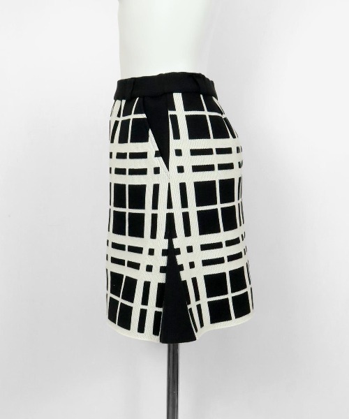 archivio（アルチビオ） スカート 「LADIES」ランダムチェック柄ニット