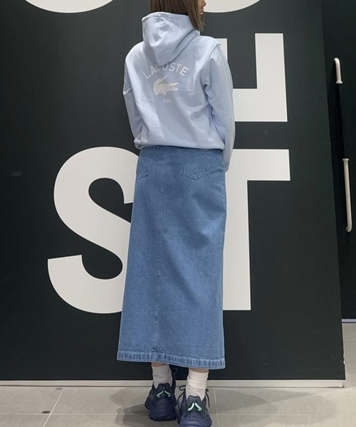 パーカー 裏パイル地 バックプリントスウェットパーカー メンズ レディース | LACOSTE | 07