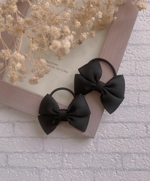 CERCA ヘアゴム lulunoix/ダブルリボンヘアゴム N15276 : ZOZOTOWN