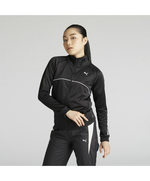 ＰＵＭＡ デカロゴ サイドライン トラックジャケット ジャージ上 レディース PUMA ジャージ プーマ ウィメンズ トレーニング FOUNDATION