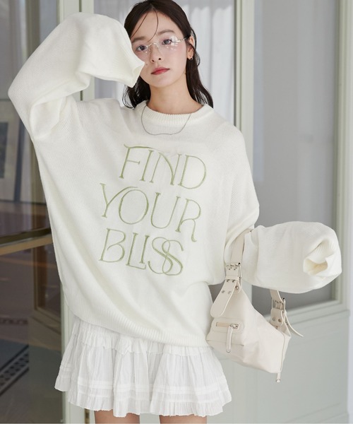 WEGO（ウィゴー） ニット セーター WEGO/グラフィックニットBIGプル