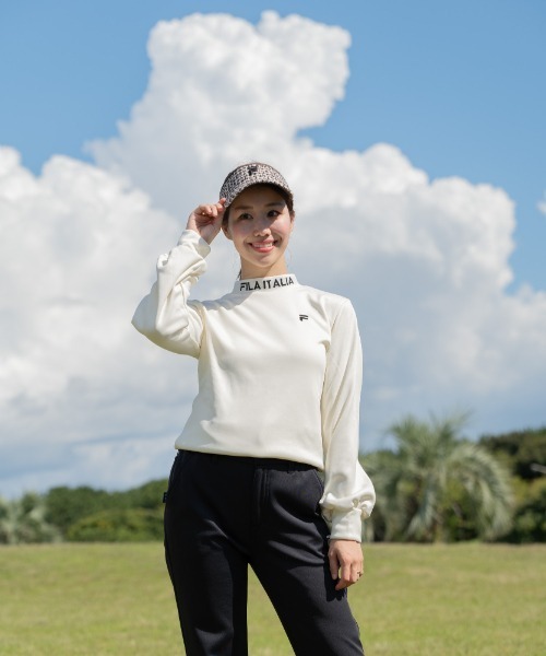 フィラ 長袖モックネックシャツ レディース 794560 ゴルフウェア 2024