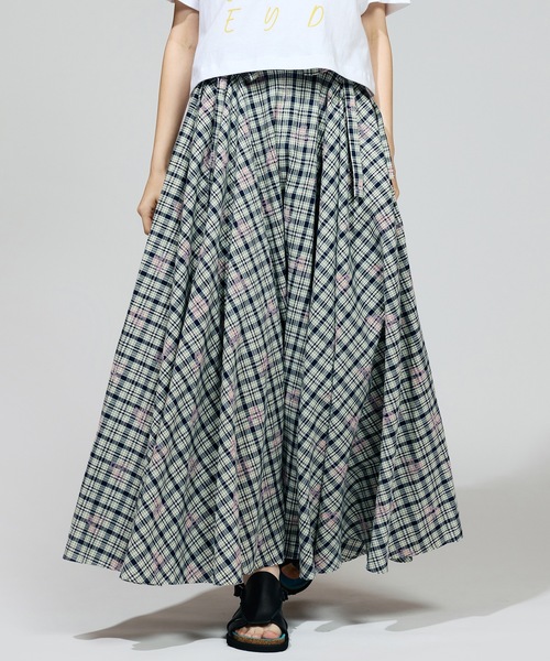 NON TOKYO スカート FLOCKED PRINT LONG SKIRT : ZOZOTOWN Yahoo!店