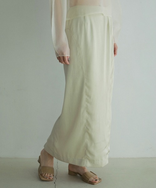 anuke（アンヌーク） スカート Satin Pencil Skirt : ZOZOTOWN Yahoo