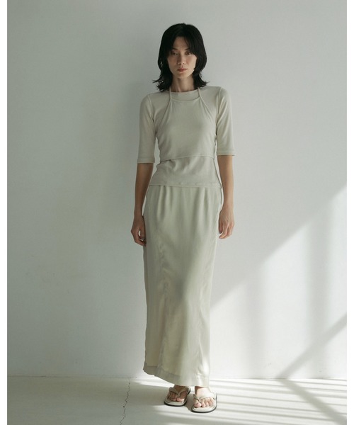 【miiiii様】anuke ette Pencil Skirt 38 anuke（アンヌーク） スカート Satin Pencil Skirt : ZOZOTOWN Yahoo