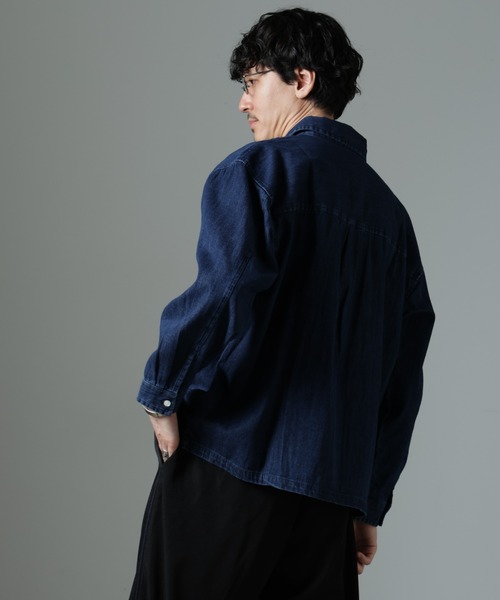 68&Bros デニムシャツ XL シャツ NORMANBROS別注 ワイドポケット デニムシャツ メンズ