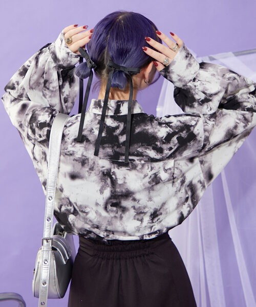 Mavie..7 ブラウス シャツ 「Mavie..7」2025SS柄シャツ