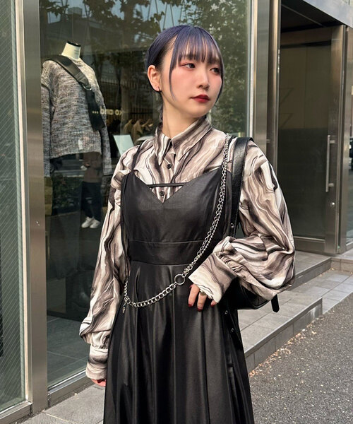 Mavie..7 ブラウス シャツ 「Mavie..7」2025SS柄シャツ