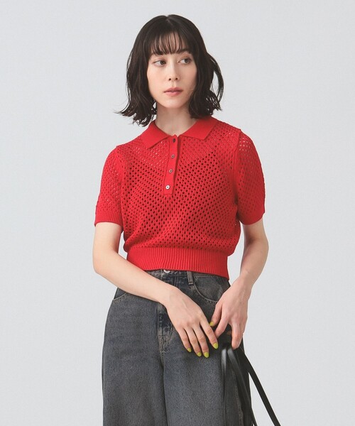 未使用品　Champion × Ray BEAMS / 別注 ポロシャツ Ray BEAMS ポロシャツ ポロ 「別注」Champion / レディース