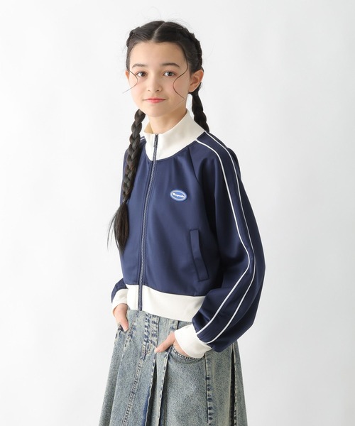 ジャージ  ショートトラックジャケット/290868 キッズ 子供服 女の子 | GLOBAL WORK | 02