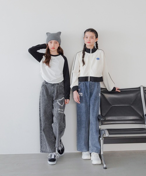 ジャージ  ショートトラックジャケット/290868 キッズ 子供服 女の子 | GLOBAL WORK | 09