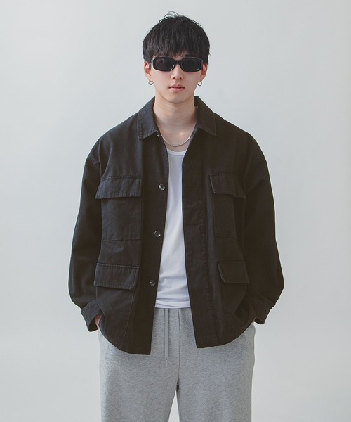 ZIP FIVE -White Line- カバーオール 「White Line」 COTTON CANVAS