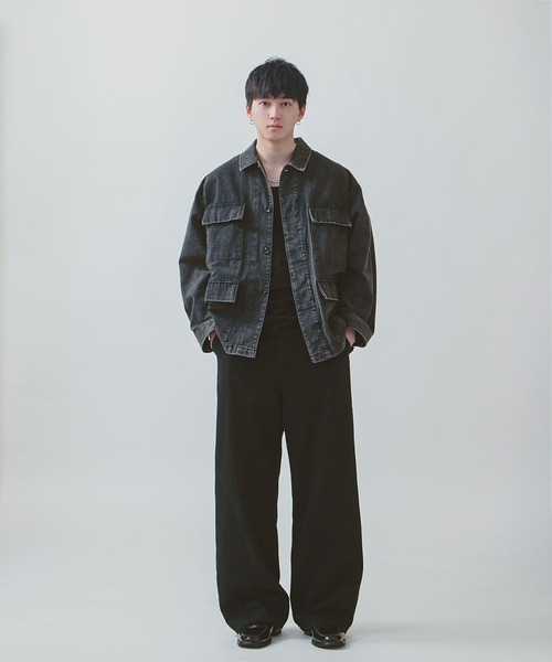 ZIP FIVE -White Line- カバーオール 「White Line」 COTTON CANVAS