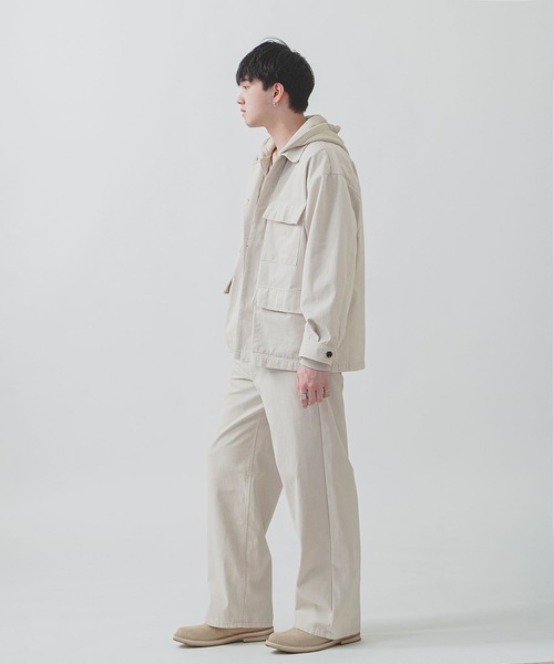 ZIP FIVE -White Line- カバーオール 「White Line」 COTTON CANVAS