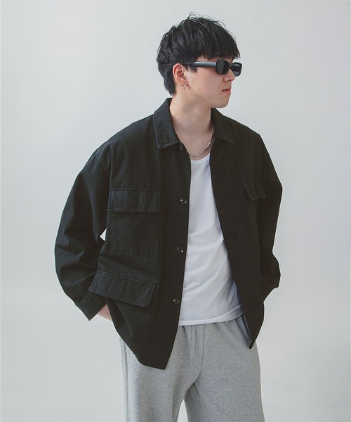 ZIP FIVE -White Line- カバーオール 「White Line」 COTTON CANVAS