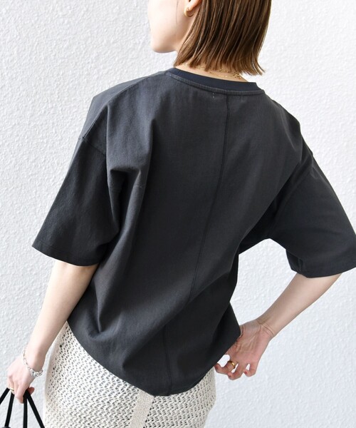 BREBIS NOIR 売れ筋商品|||ブレビス ノワール Tシャツ トップス レディース T-shirts White 81BRANCA tシャツ 「SHIPS別注」81BRANCA:フォト ワイド TEE