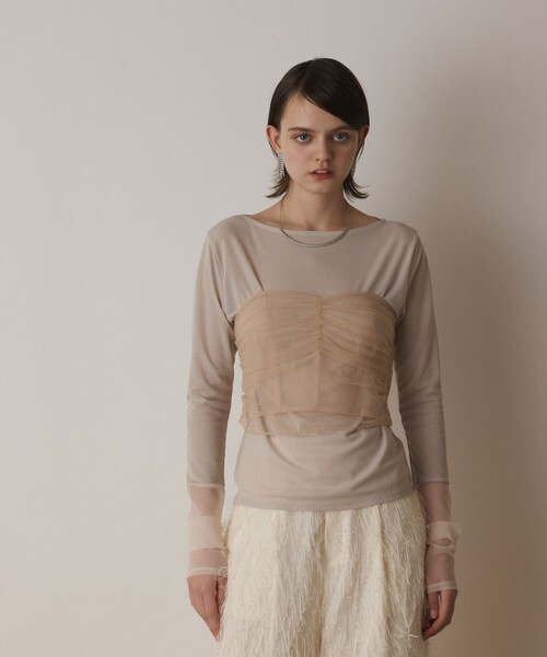 Diagram ダイアグラム　テレコベアトップ　新品 テレコベアトップ（キャミソール）｜Diagram（ダイアグラム）の