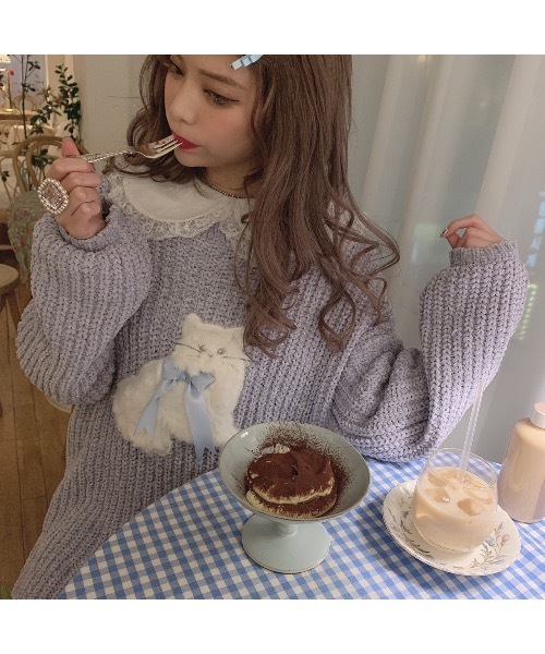 swankiss ニットワンピース