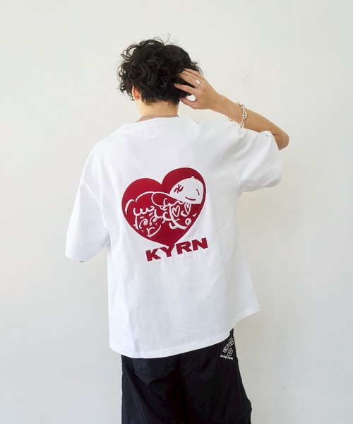 kaoyorinakami tシャツ love tee / ラブTシャツ メンズ