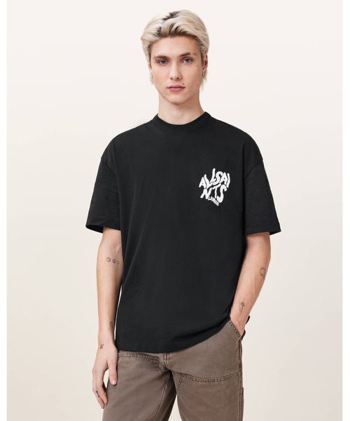 ALLSAINTS（オールセインツ） tシャツ ORLANDO LOGO PRINT OVERSIZED T