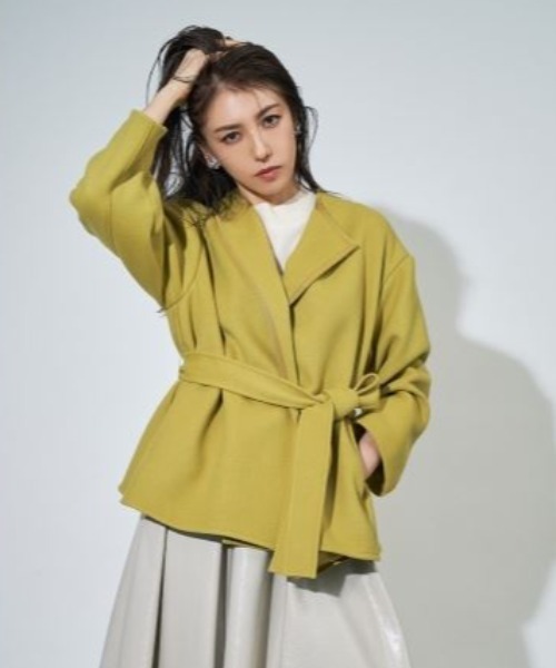 CELFORD（セルフォード） ノーカラージャケット 36 ホワイト