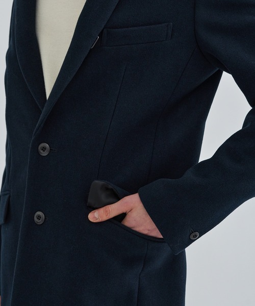 ATTACHMENT（アタッチメント） チェスターコート 2 グレー メンズ