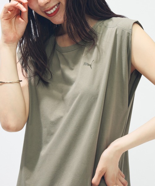 PUMA（プーマ） ドレス PUMA SUMMER ウーブンミックス ロングドレス_