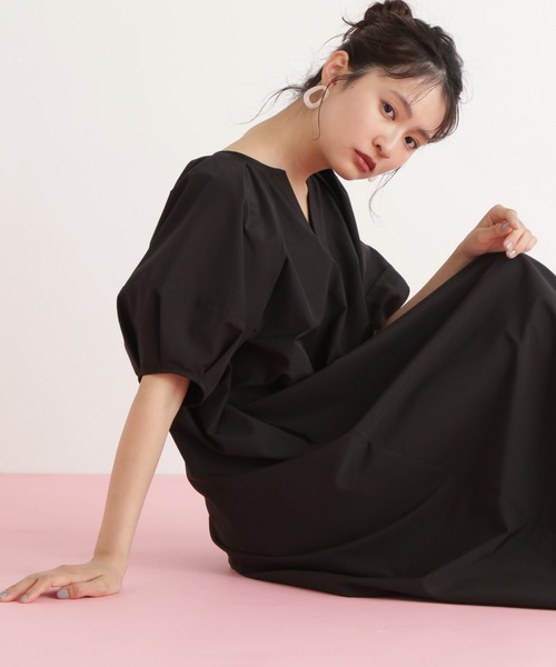 新品タグ付き　NATURAL BEAUTY BASIC ワンピース PS 完売 N.Natural Beauty Basic ワンピース 「PS/低身長サイズ」タック