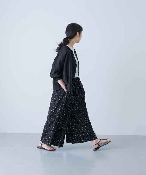 かぐれ パンツ ドットギャザーパンツ レディース : ZOZOTOWN