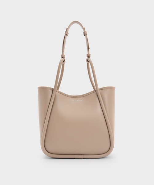CHARLES ＆ KEITH トートバッグ Lyla ミニライラ チューブラー