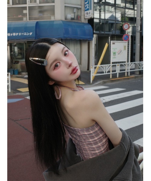 【しかま】ダーリッチ Darich リメイクライクチェックアメスリトップス レディース