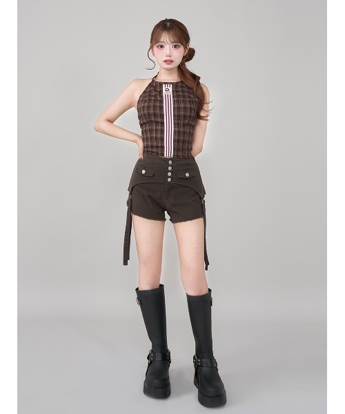 Darich リメイクライクチェックアメスリトップス レディース