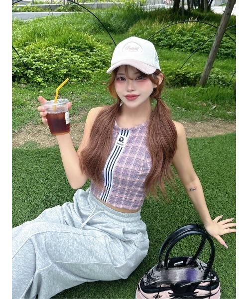 Darich リメイクライクチェックアメスリトップス レディース