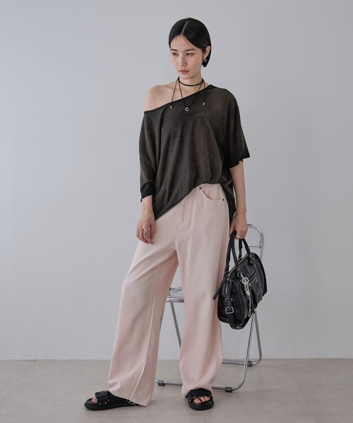 tシャツ シアーテンジクTEE SS/574919 レディース | JEANASIS | 11