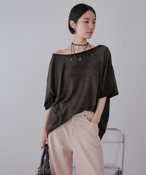 tシャツ シアーテンジクTEE SS/574919 レディース | JEANASIS | 12