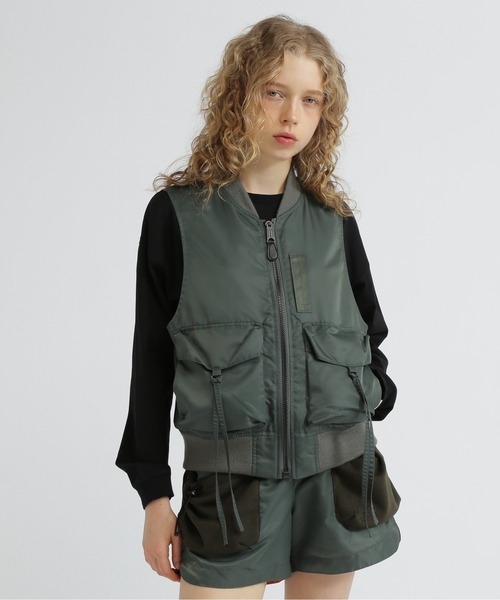 AVIREX MA-1 ベスト【新品未使用】 AVIREX（アヴィレックス） ブルゾン ジャンバー SLEEVELESS MA-1 VEST