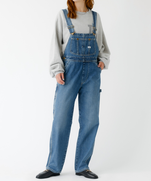 Lee デニムオーバーオール Lee パンツ 「LEE / リー」TAPERED OVERALL テーパード