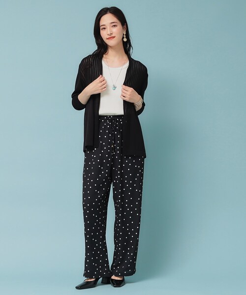 スーナウーナ（SunaUna）/【軽羽織り／日本製】ミドル丈着流しカーディガン SunaUna（スーナウーナ） カーディガン 「軽羽織り／日本製」ミドル丈