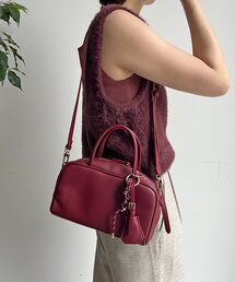 ショルダーバッグ バッグ チャーム付横長ボストン レディース｜ZOZOTOWN Yahoo!店