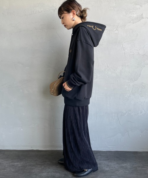 パーカー 「WEB先行予約」「FRED PERRY/フレッドペリー」 別注 フードロゴ刺繍スウェットパーカー レディース メンズ FRED PERRY パーカー 「WEB先行予約」「FRED PERRY/フレッド