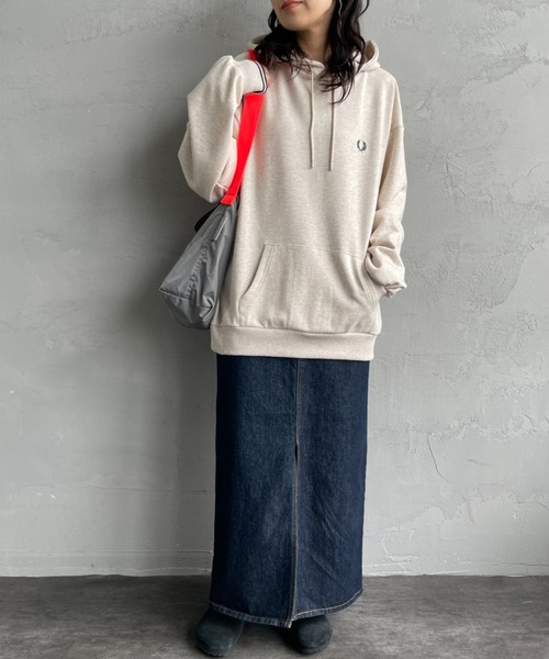 パーカー 「WEB先行予約」「FRED PERRY/フレッドペリー」 別注 フードロゴ刺繍スウェットパーカー レディース メンズ FRED PERRY パーカー 「WEB先行予約」「FRED PERRY/フレッド