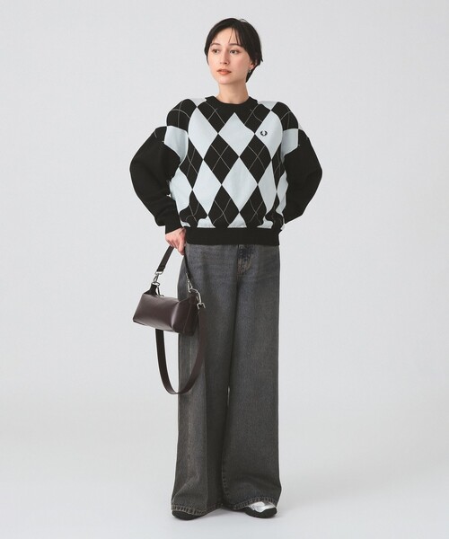 ニット セーター 「別注」FRED PERRY / ARGYLE JUMPER レディース FRED PERRY ニット セーター 「別注」FRED / ARGYLE JUMPER