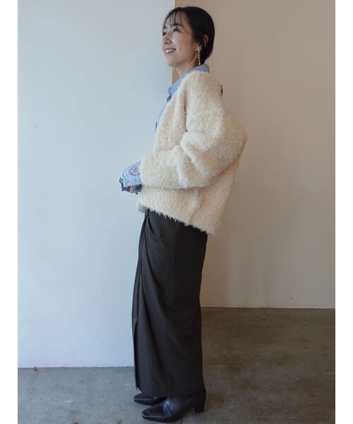 LAGUNAMOON（ラグナムーン） カーディガン 「WEB限定」ループヤーン